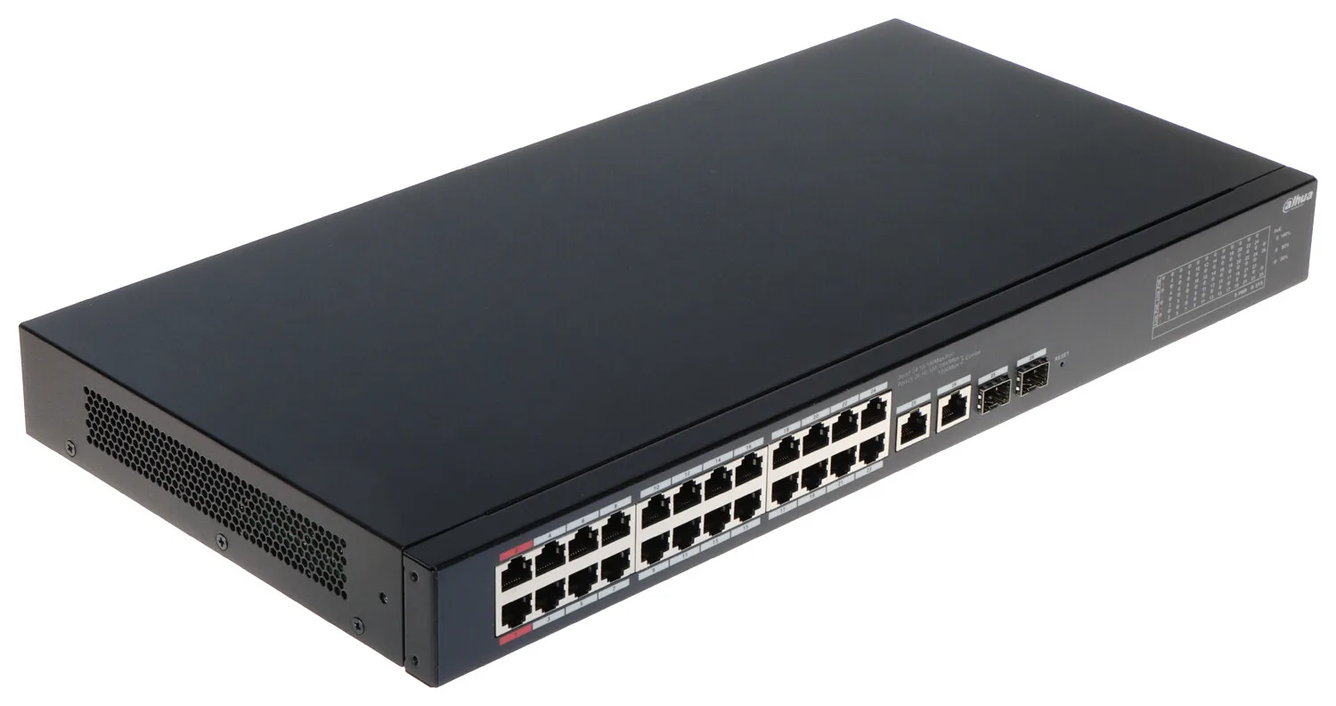26 портов РоЕ Cloud управляем комутатор CS4226-24ET-240