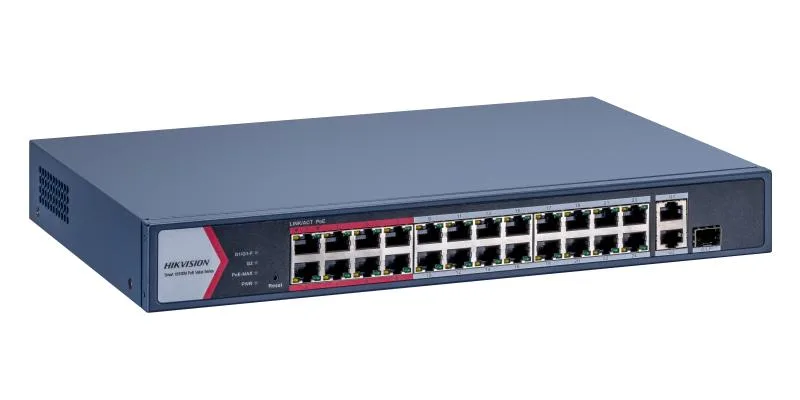 26 портов управляем PoE комутатор DS-3E1526P-EIV2