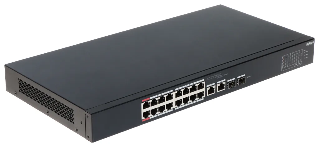 18 портов управляем РоЕ комутатор S4218-16ET-135
